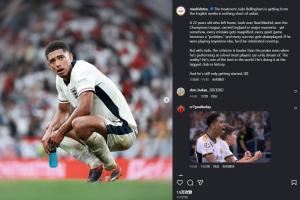  😤博主为贝林鸣不平：英媒对他不公，若在其他地方踢球早吹爆了